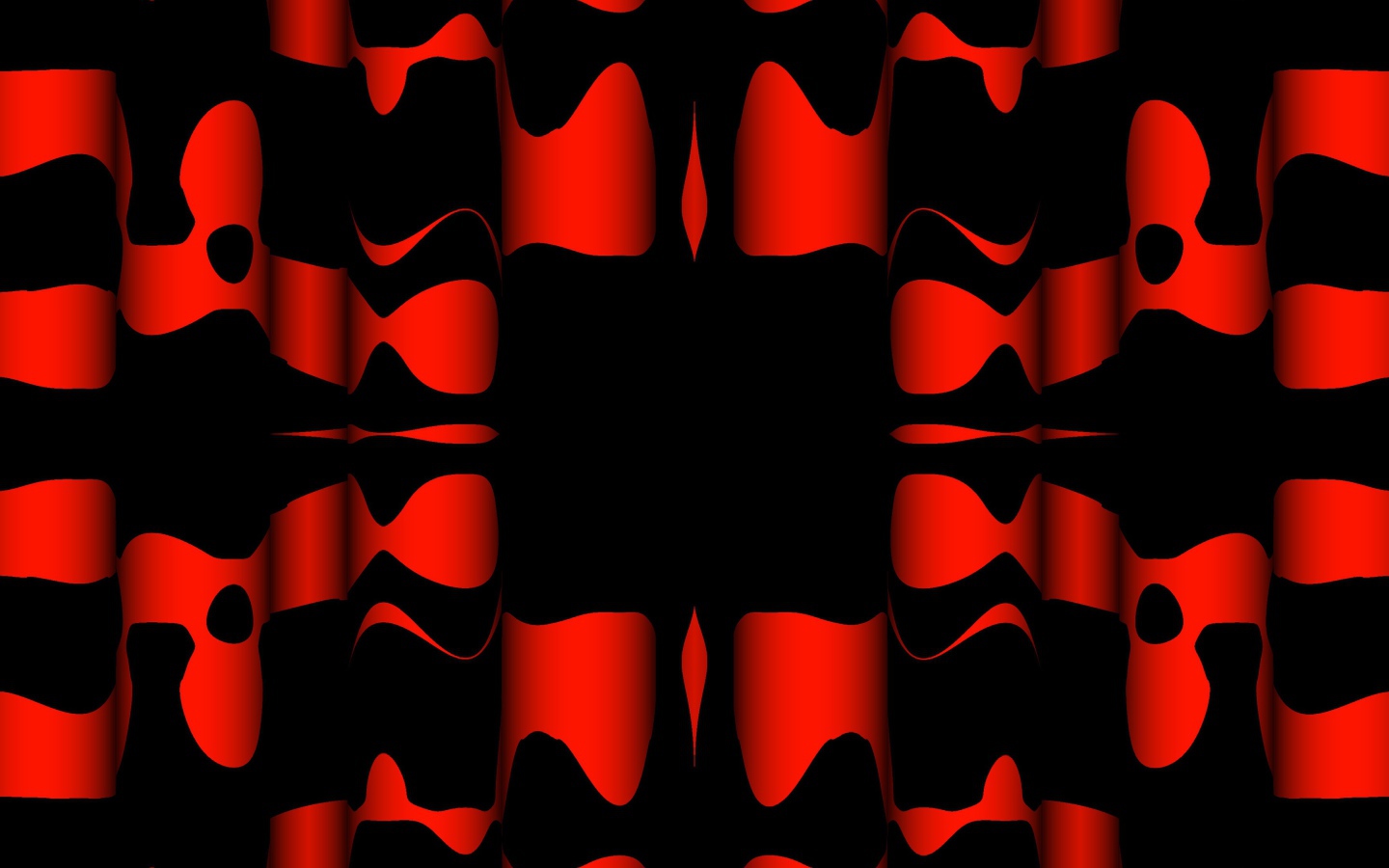 Черные и красные узоры крупным планом
