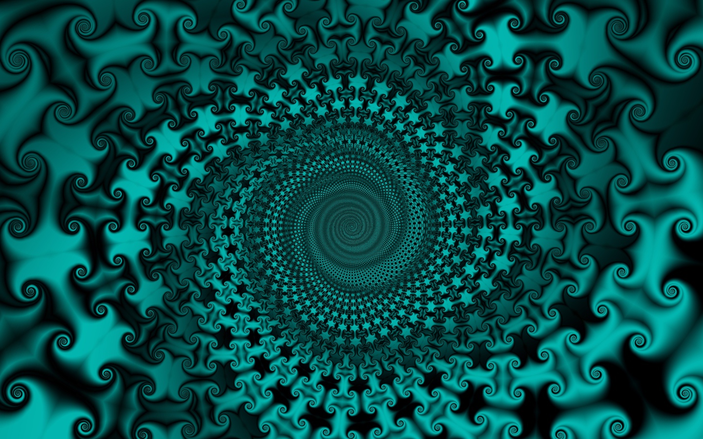 Голубой спиральный абстрактный узор 