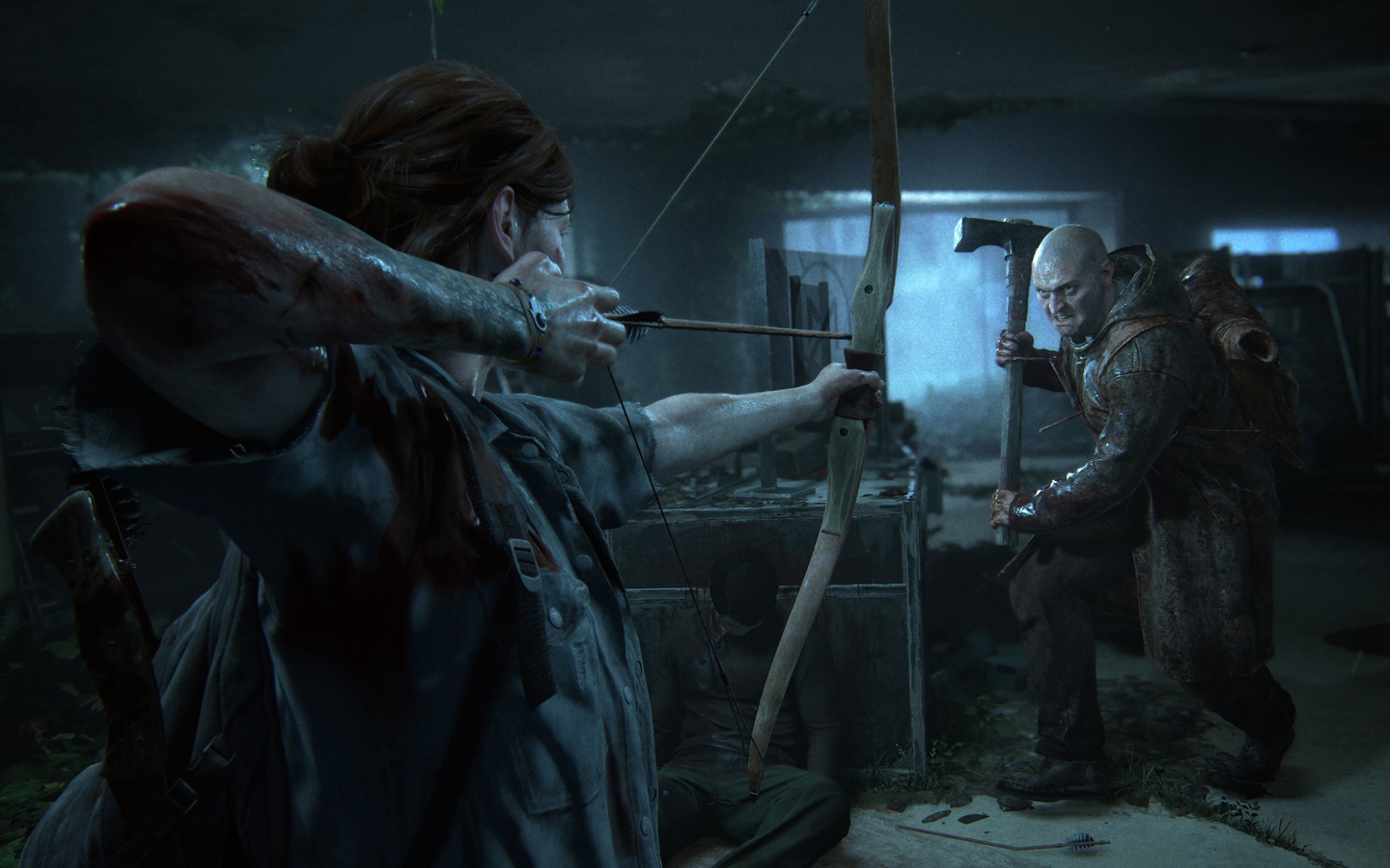 Кадр компьютерной игры The Last of Us Part II, 2020