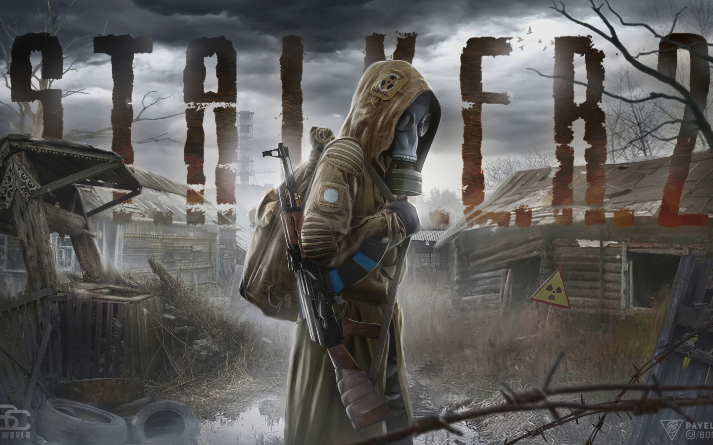 Постер компьютерной игры S.T.A.L.K.E.R. 2, 2021