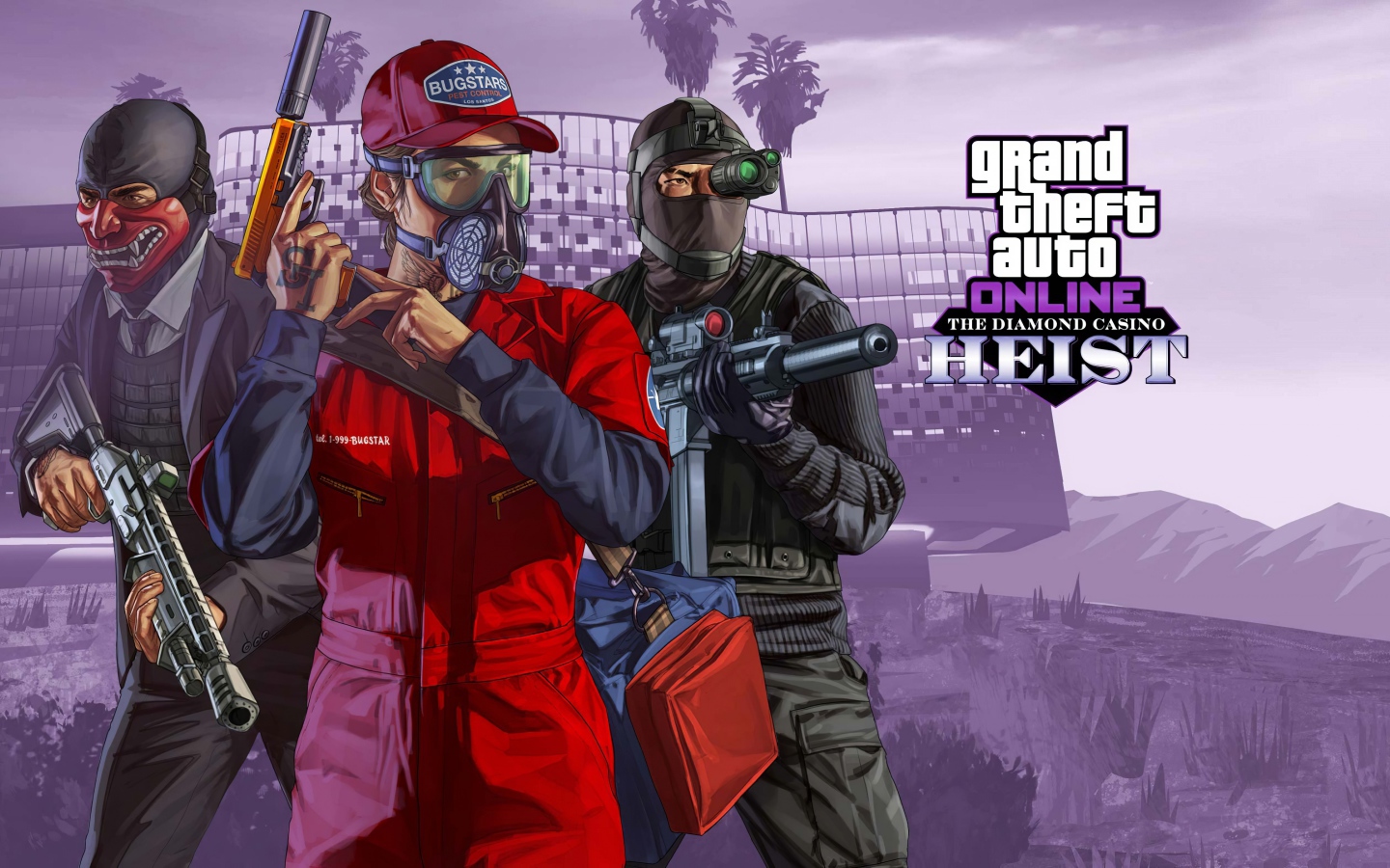 Постер игры GTA Online: The Diamond Casino Heist, 2020