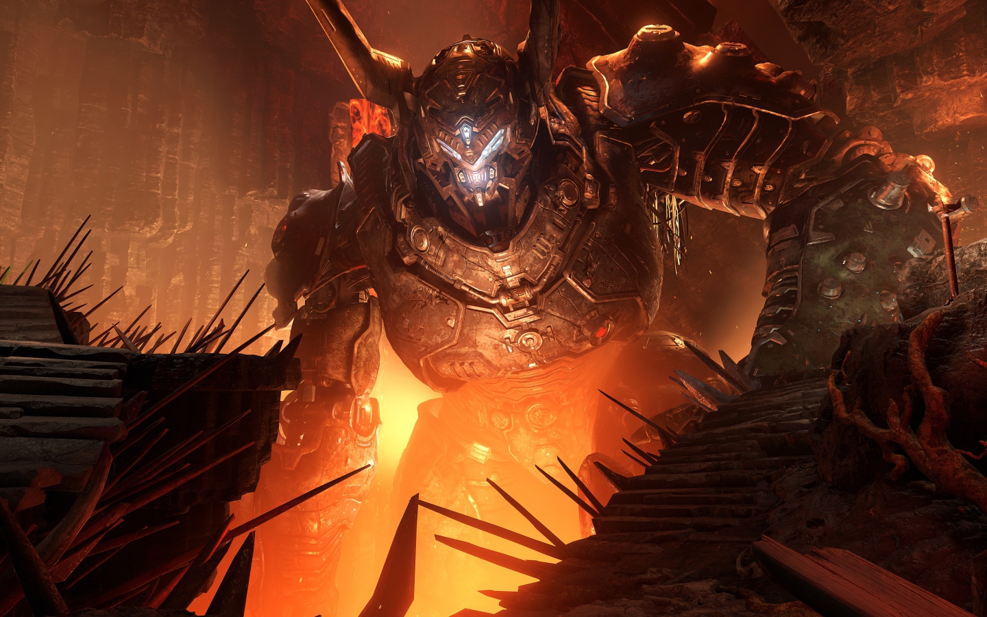 Робот из компьютерной игры Doom Eternal, 2020
