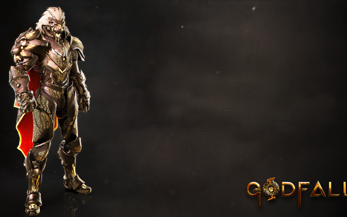 Воин из новой компьютерной игры Godfall, 2020