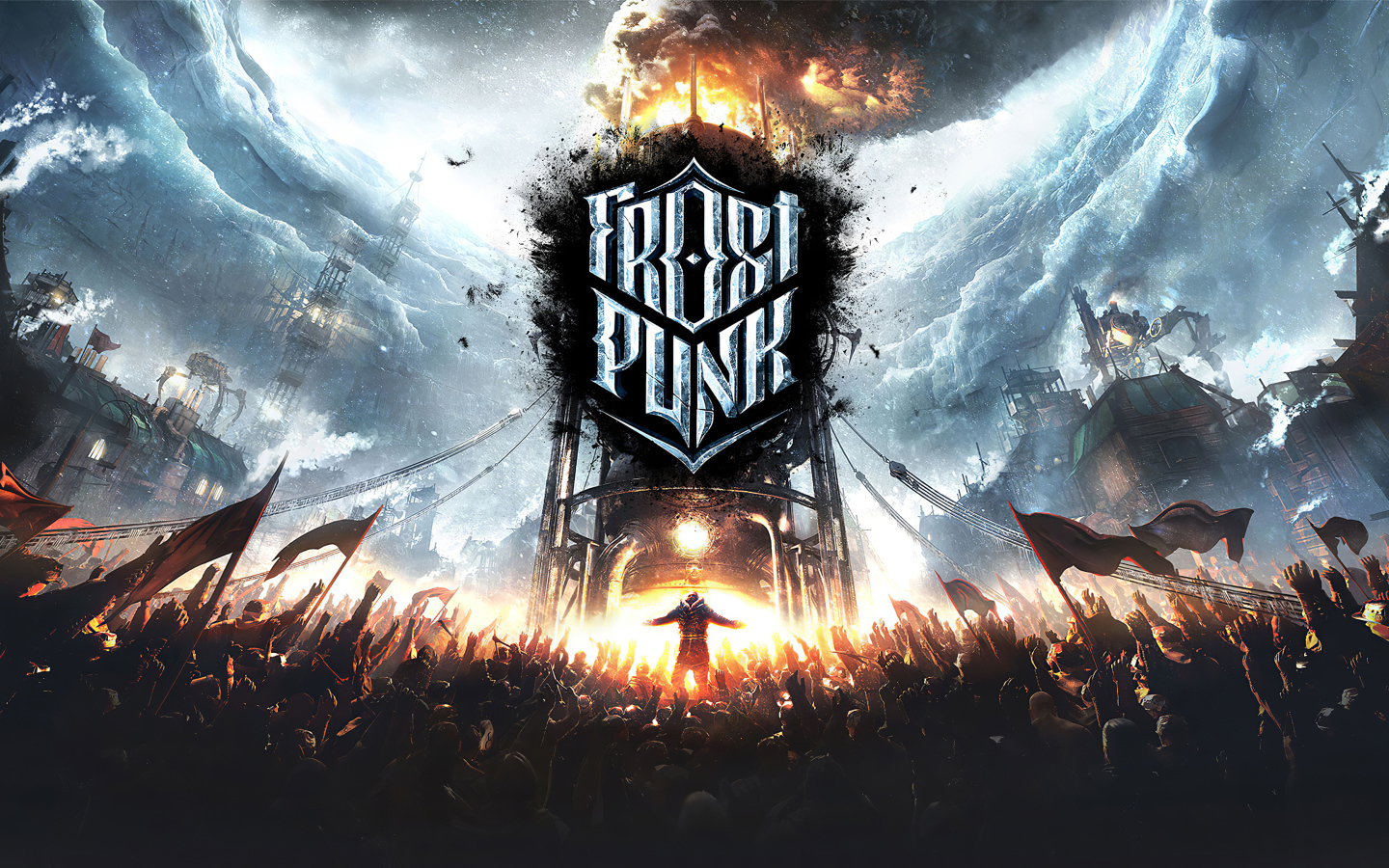 Воины с компьютерной игры Frostpunk 2019