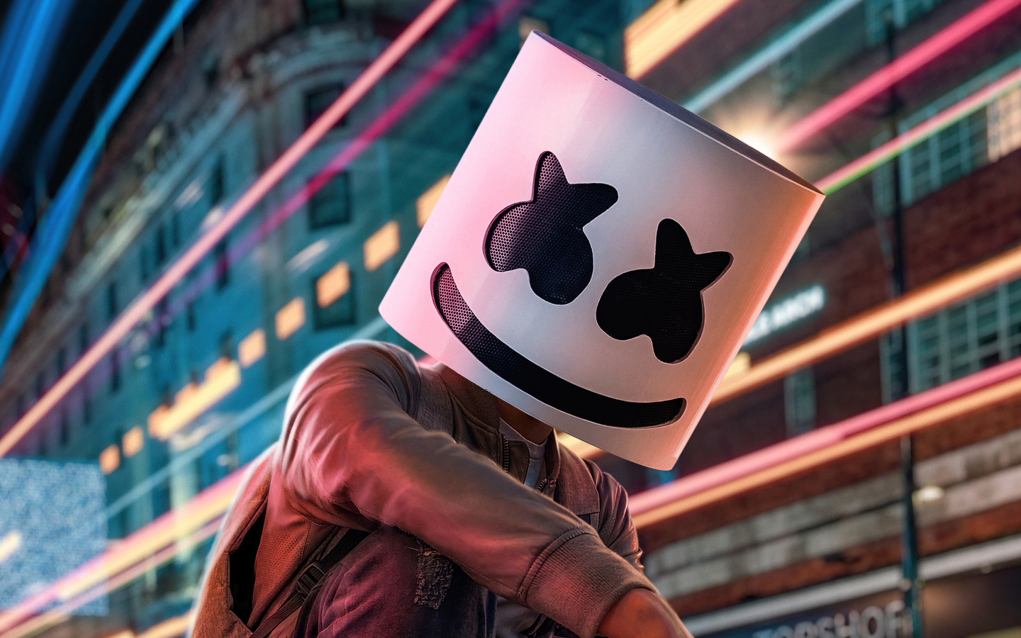 Диджей Маршмеллоу крупным планом