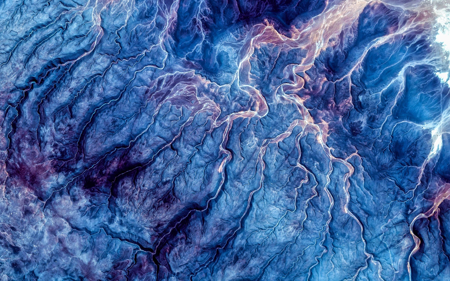 Вид на поверхность земли из космоса 