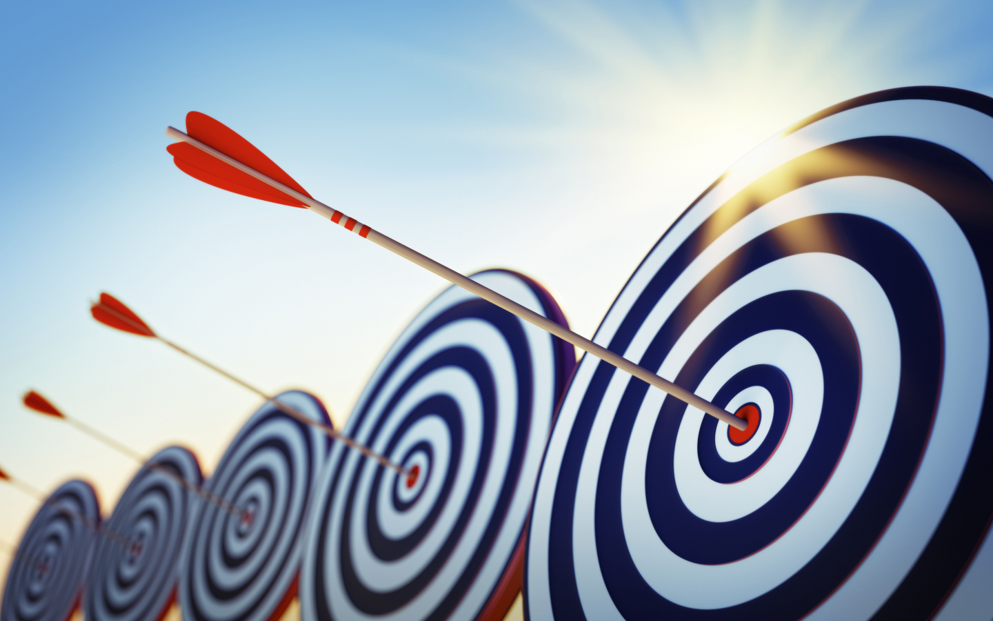 Мишени для стрельбы из лука со стрелой