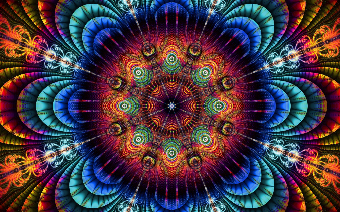 Красивый абстрактный красочный рисунок 