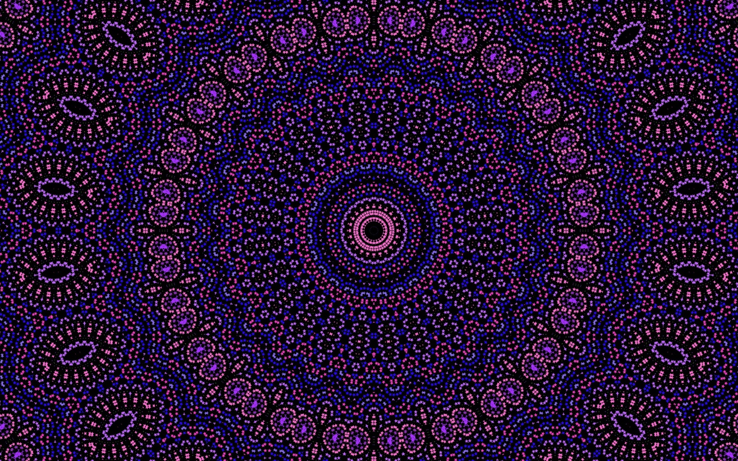 Красивый фиолетовый рисунок мандала