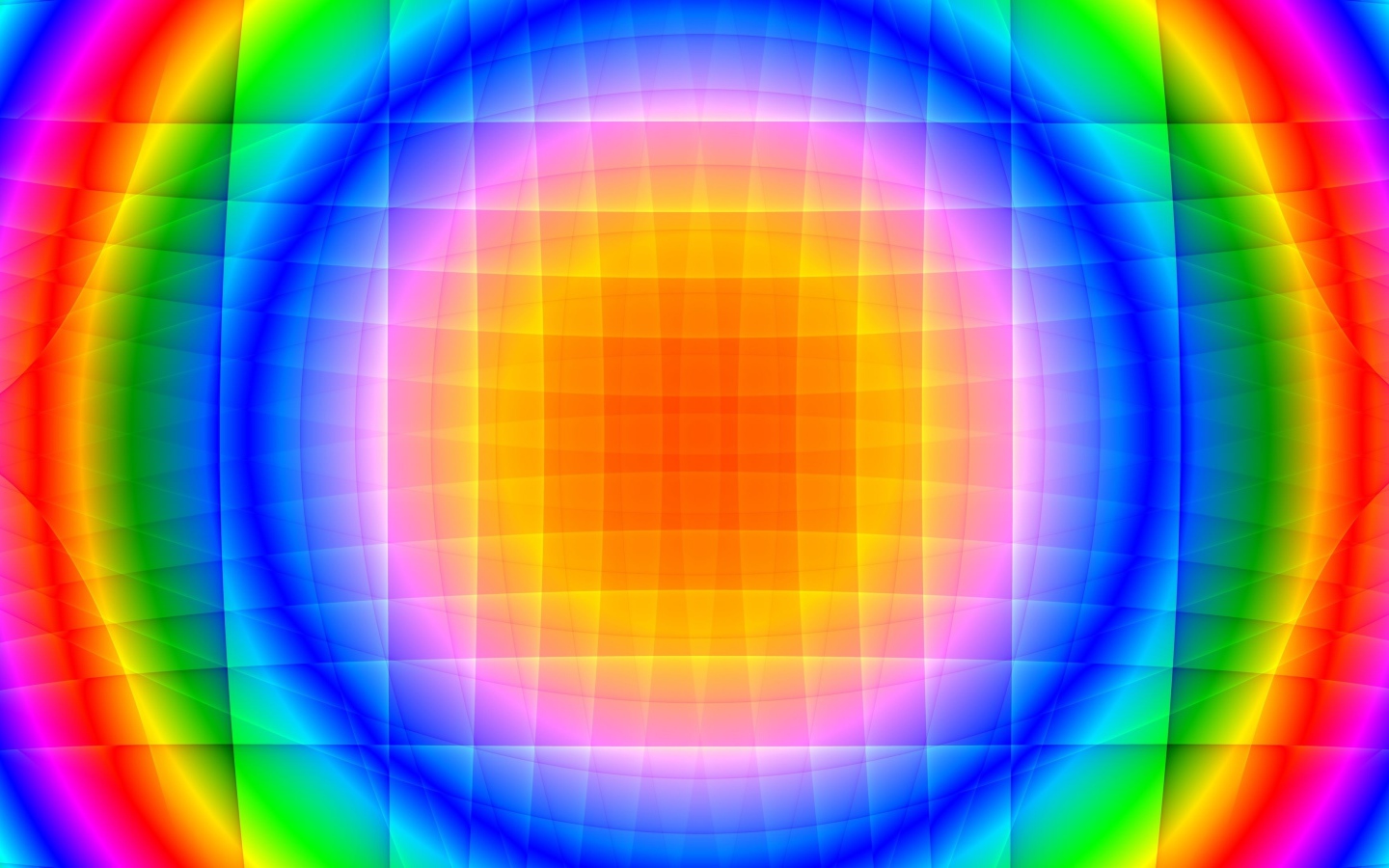 Красивый радужный круг 