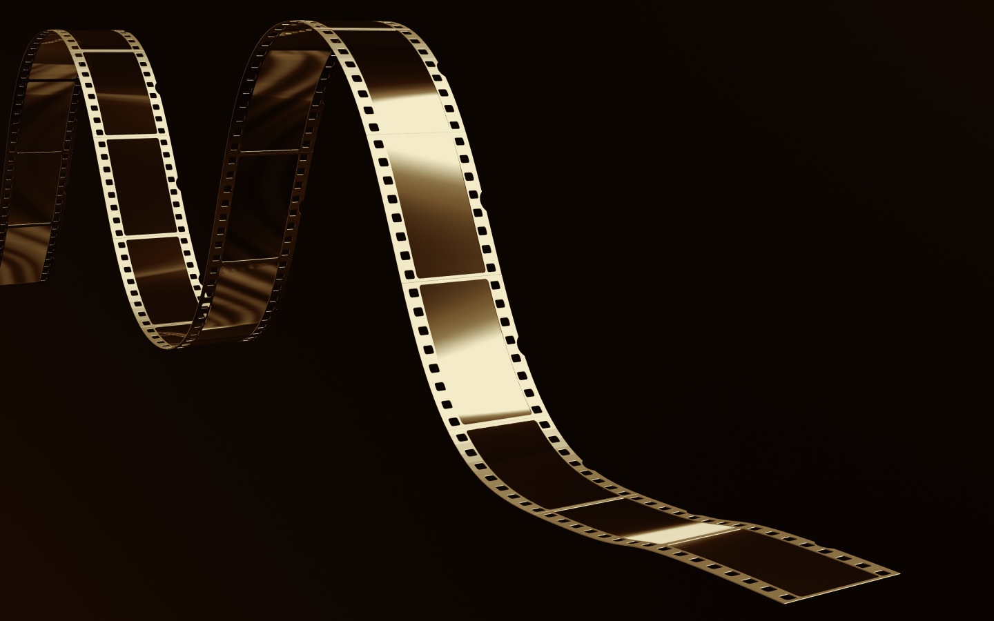 Старая пленка на черном фоне 3д
