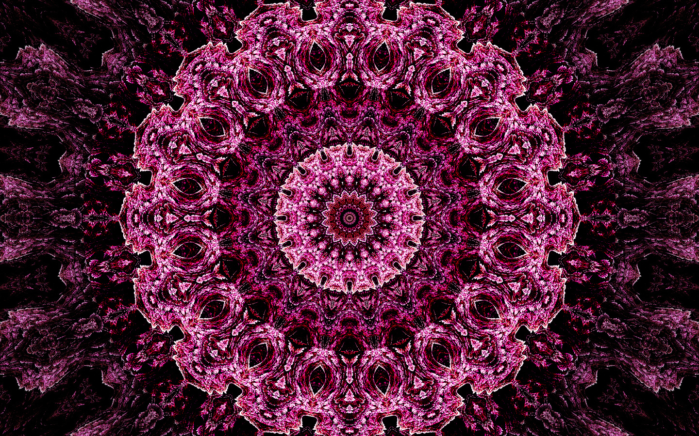 Необычный абстрактный розовый рисунок