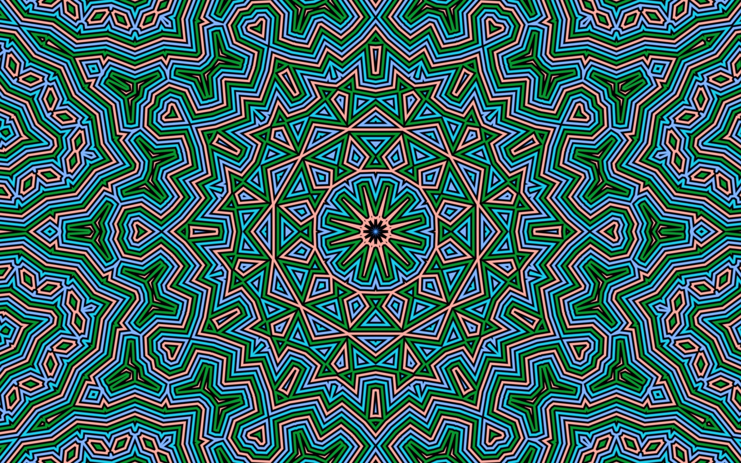 Необычный фрактальный узор 