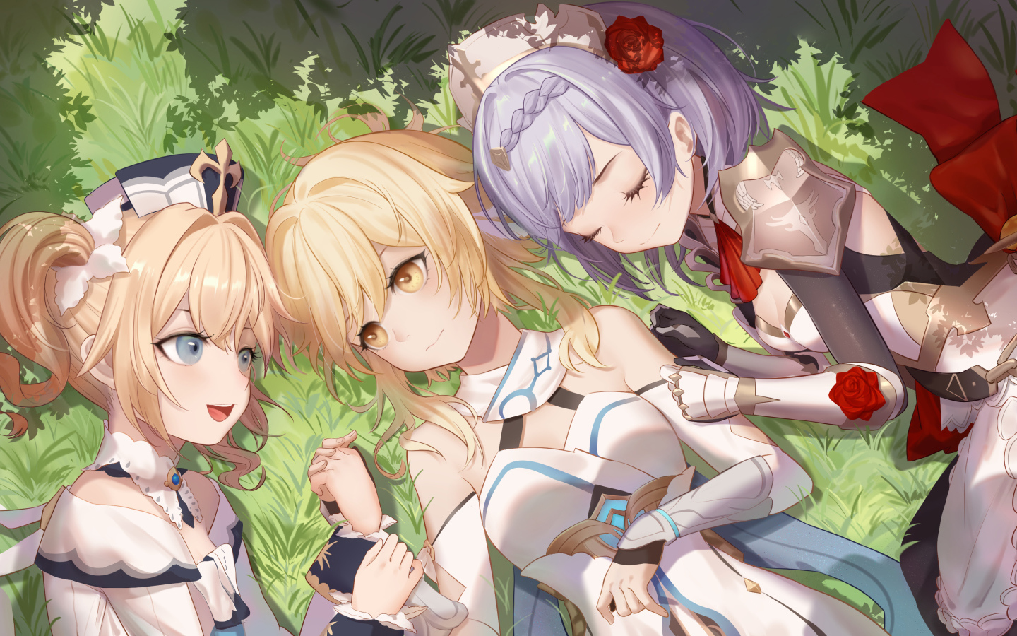 Молодые девушки аниме Genshin Impact