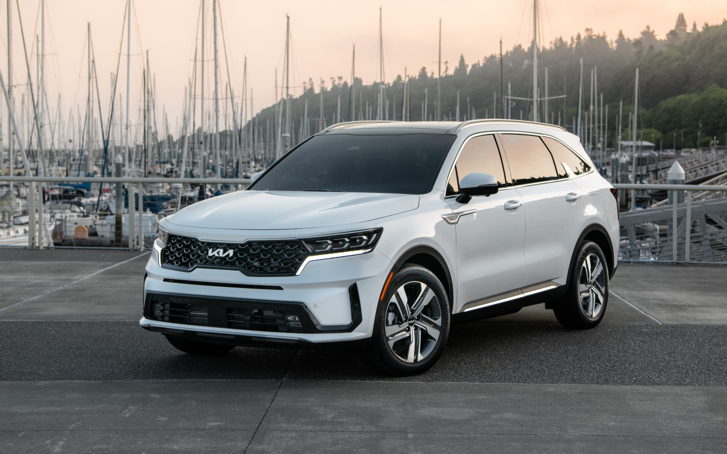 Автомобиль Kia Sorento PHEV, 2022 года в порту