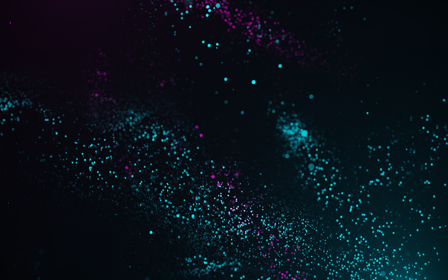 Красивые неоновые точки на черном фоне 