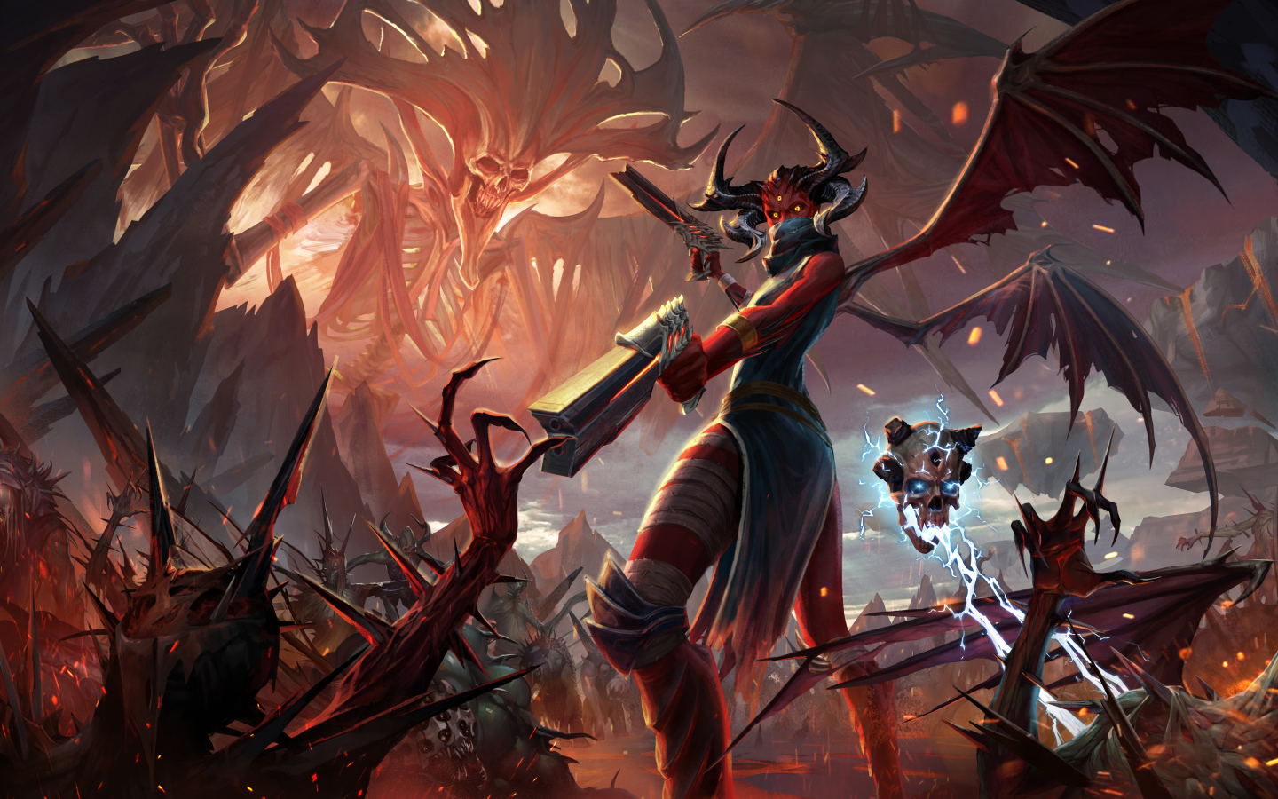 Постер компьютерной игры Metal: Hellsinger, 2021