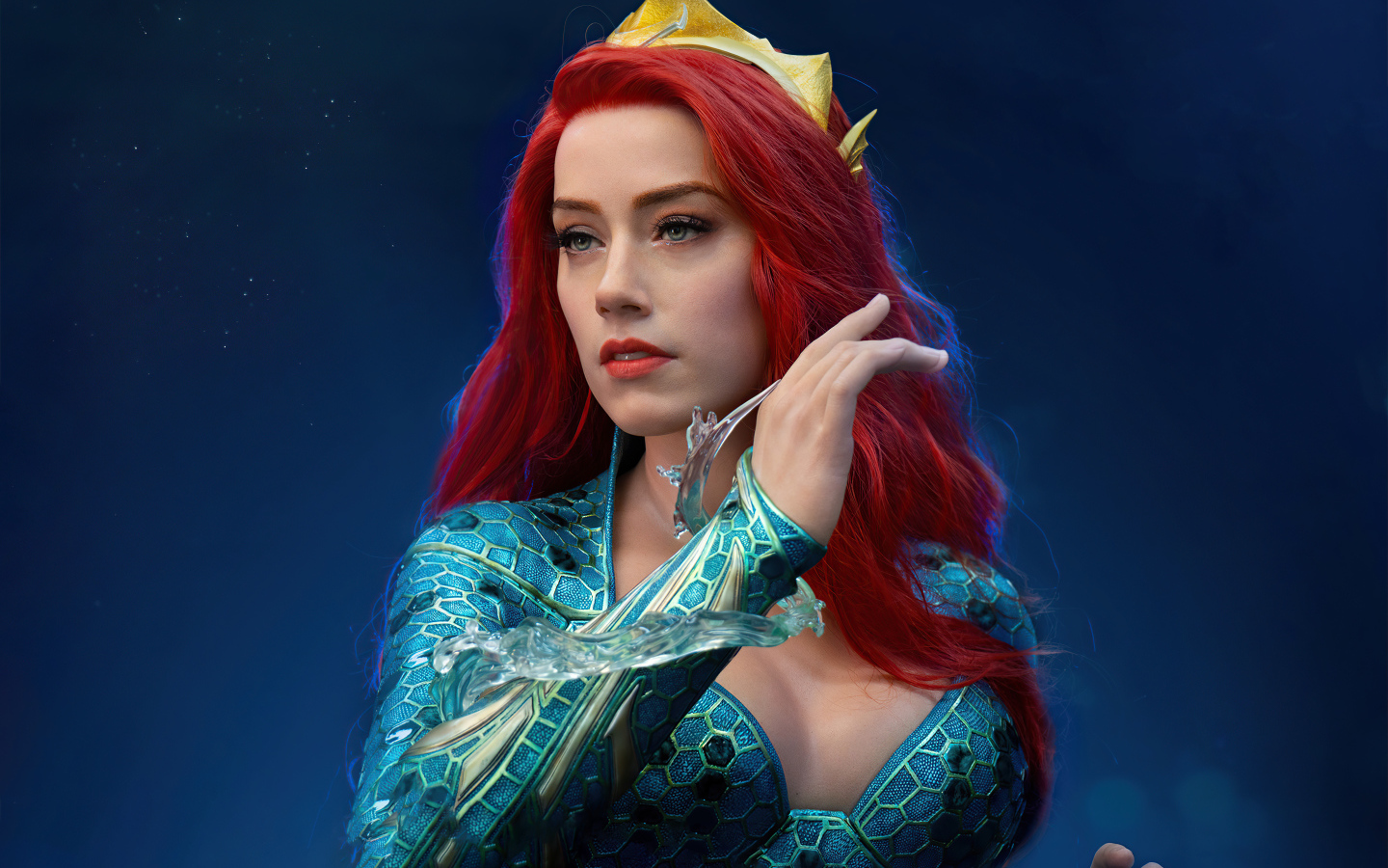 Рыжеволосая девушка Мера персонаж фильма Аквамен 2, 2022