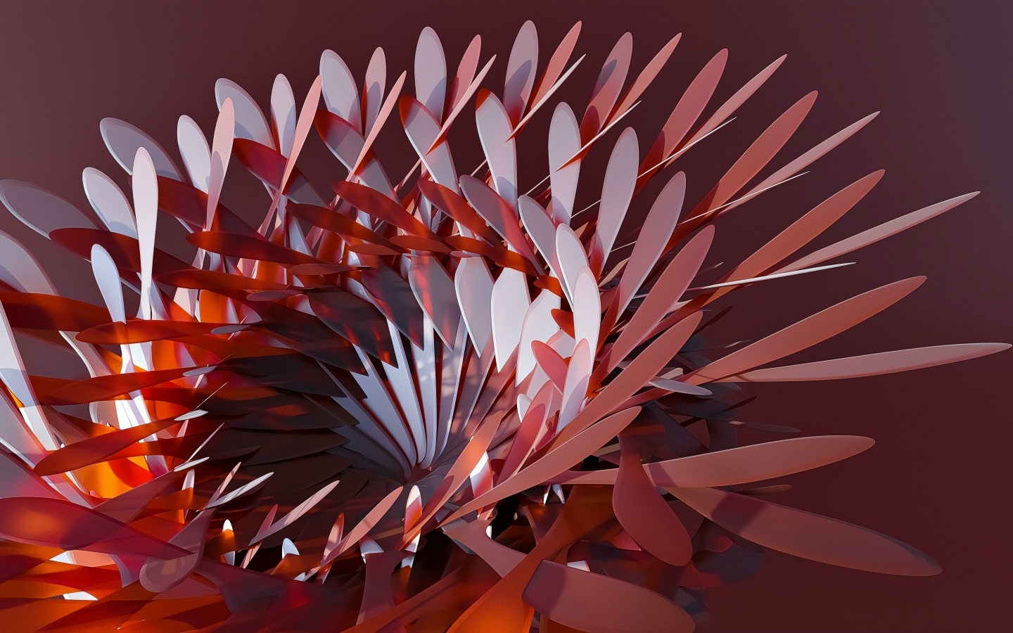 Абстрактный цветок на коричневом фоне