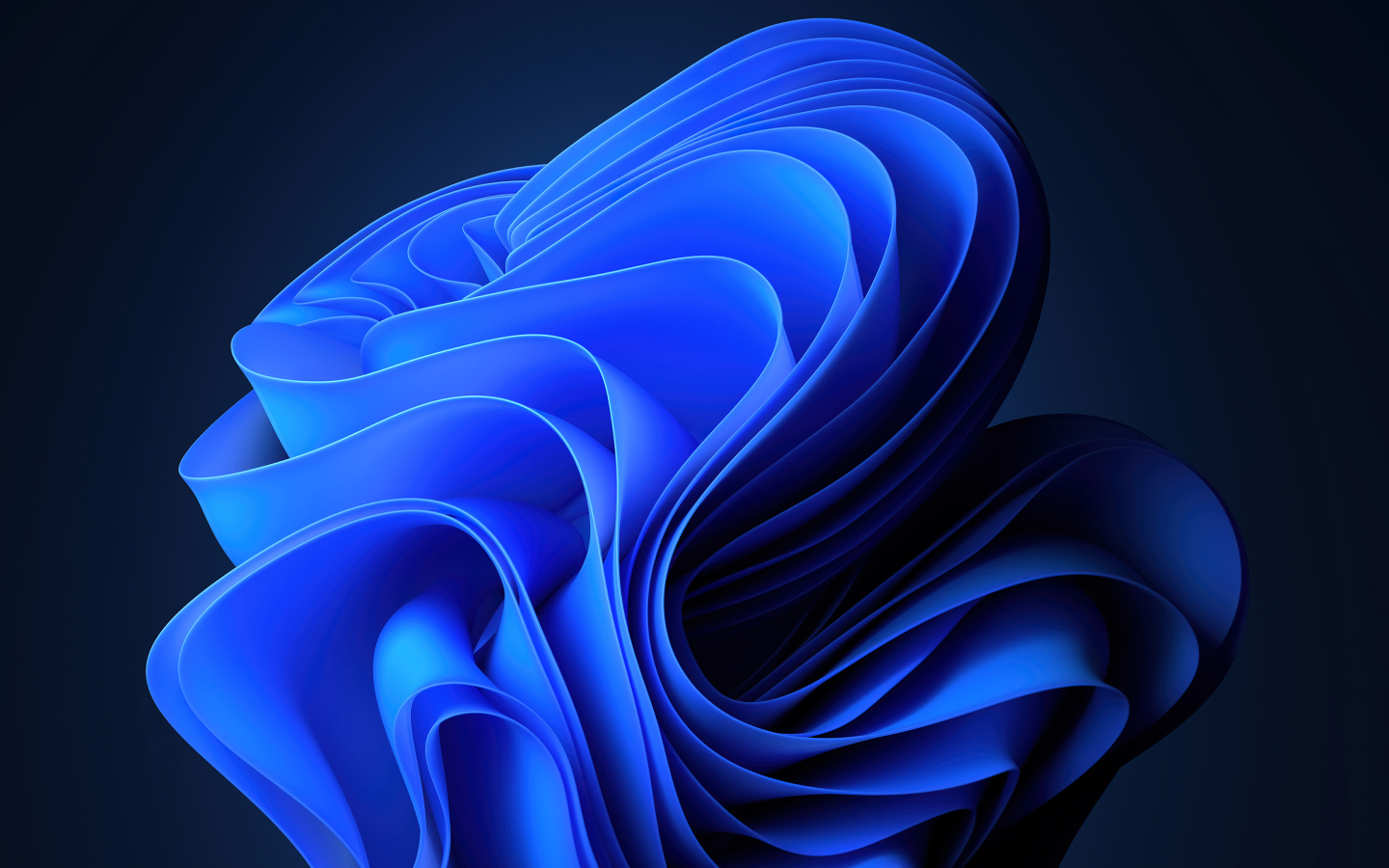 Красивый яркий синий узор на сером фоне