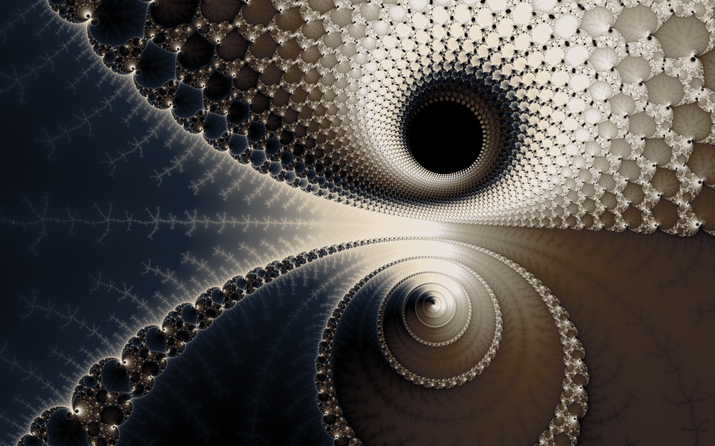 Две абстрактные спирали