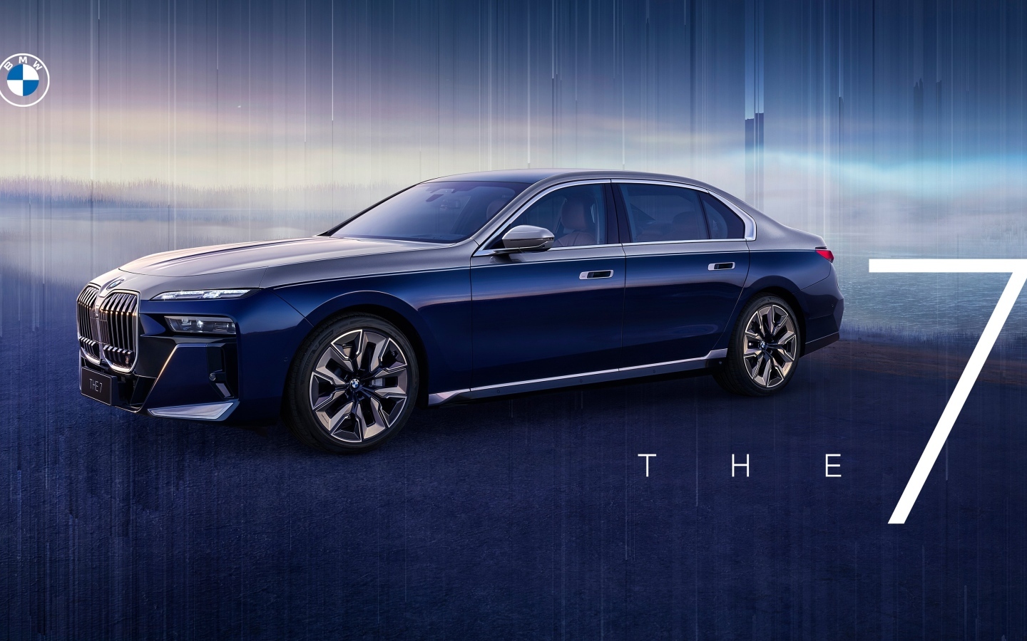 Презентация нового стильного автомобиля BMW I7