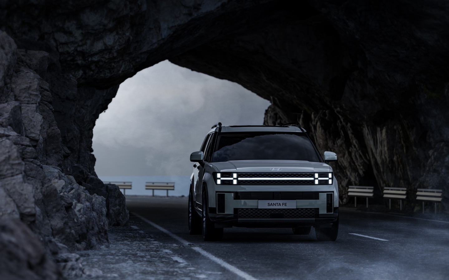 Новый автомобиль Hyundai Santa Fe 2024 года