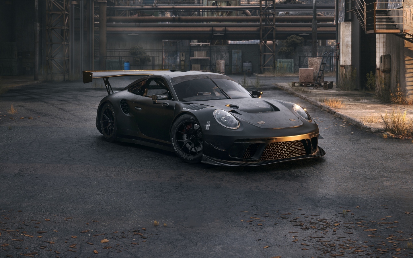 Быстрый автомобиль Porsche 911 GT3