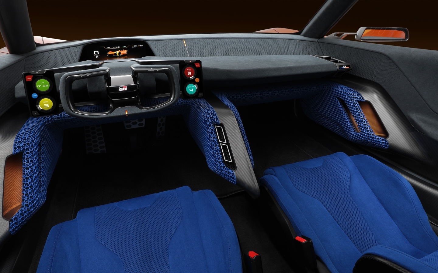 Салон автомобиля Toyota FT-Se