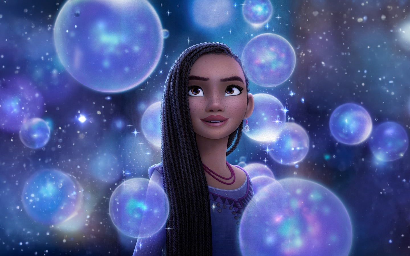 Милая девушка персонаж нового мультфильма Заветное желание, 2023