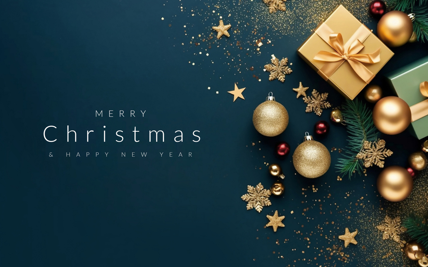 Открытка на Рождество 2024