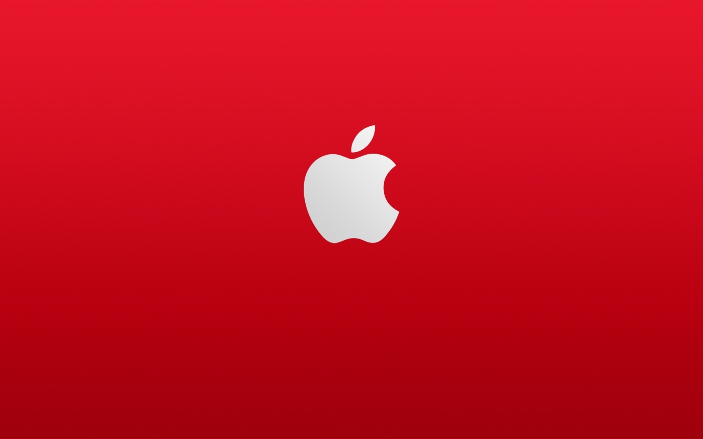 Белый значок apple на красном фоне