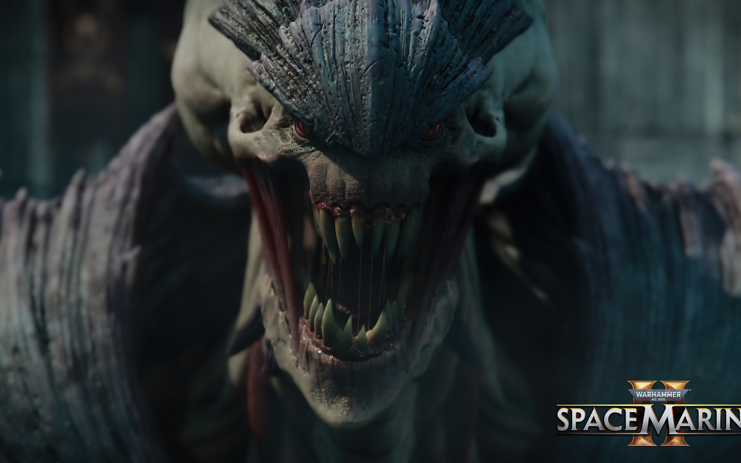 Монстр из компьютерной игры Warhammer 40,000: Space Marine 2