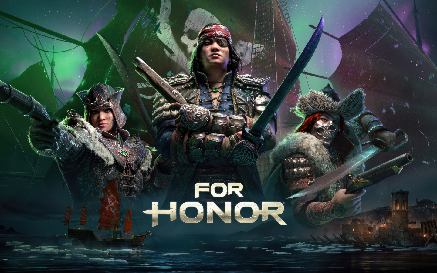 Poster for the computer game For Honor