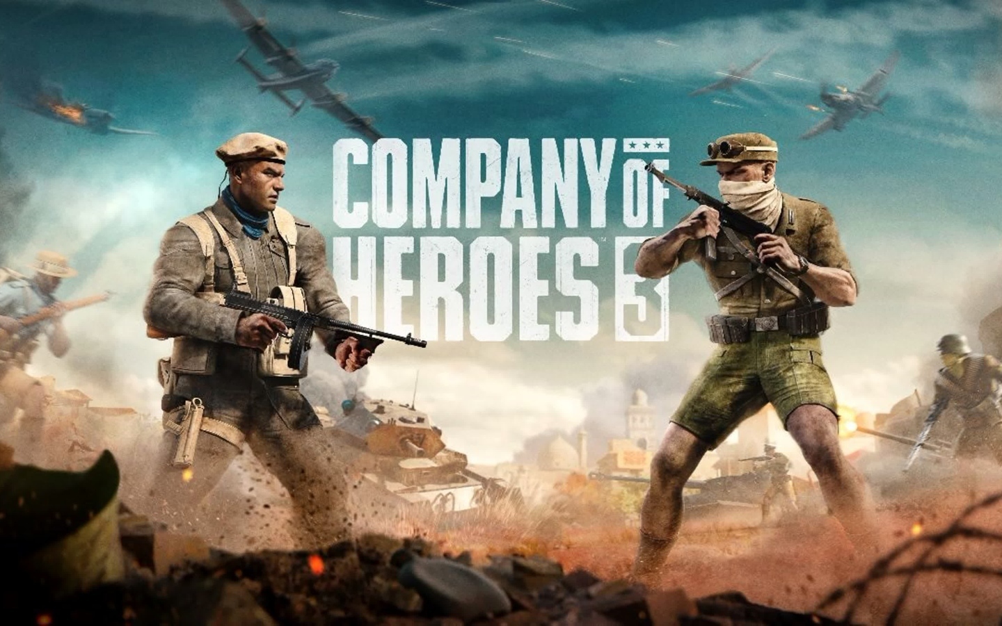 Постер новой компьютерной игры Company of Heroes 3