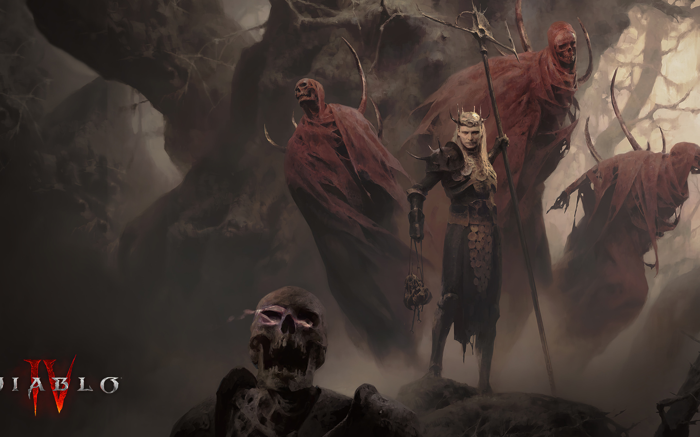 Постер новой компьютерной игры Diablo IV