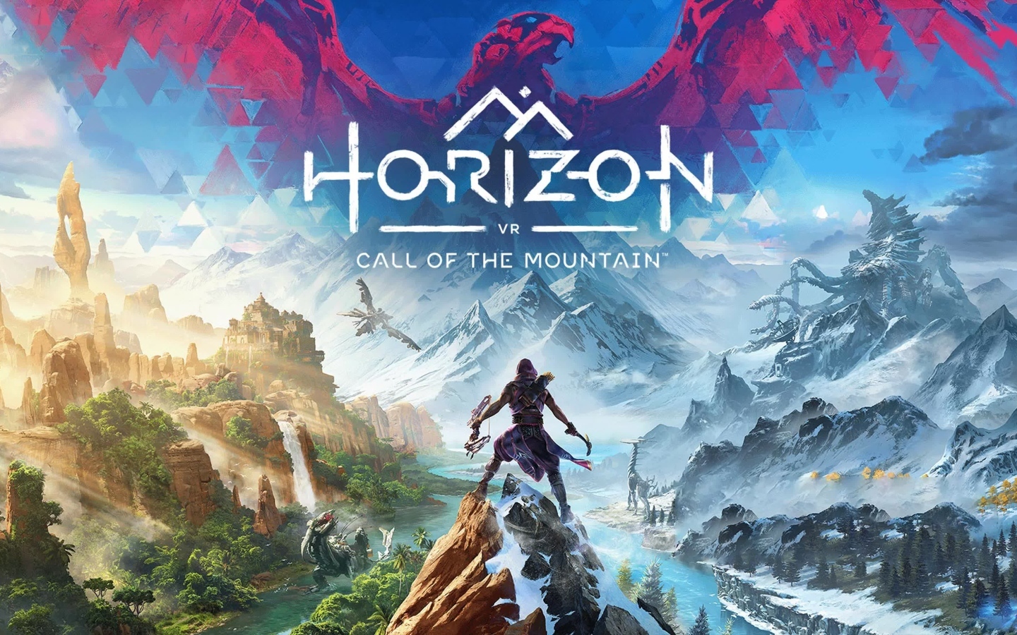 Постер новой компьютерной игры Horizon Call of the Mountain