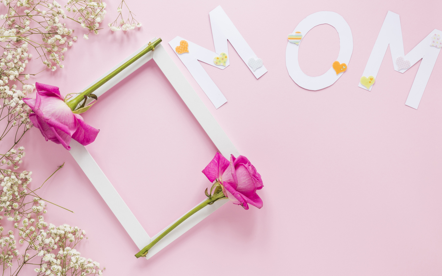 Шаблон поздравительной открытки для мамы на 8 марта