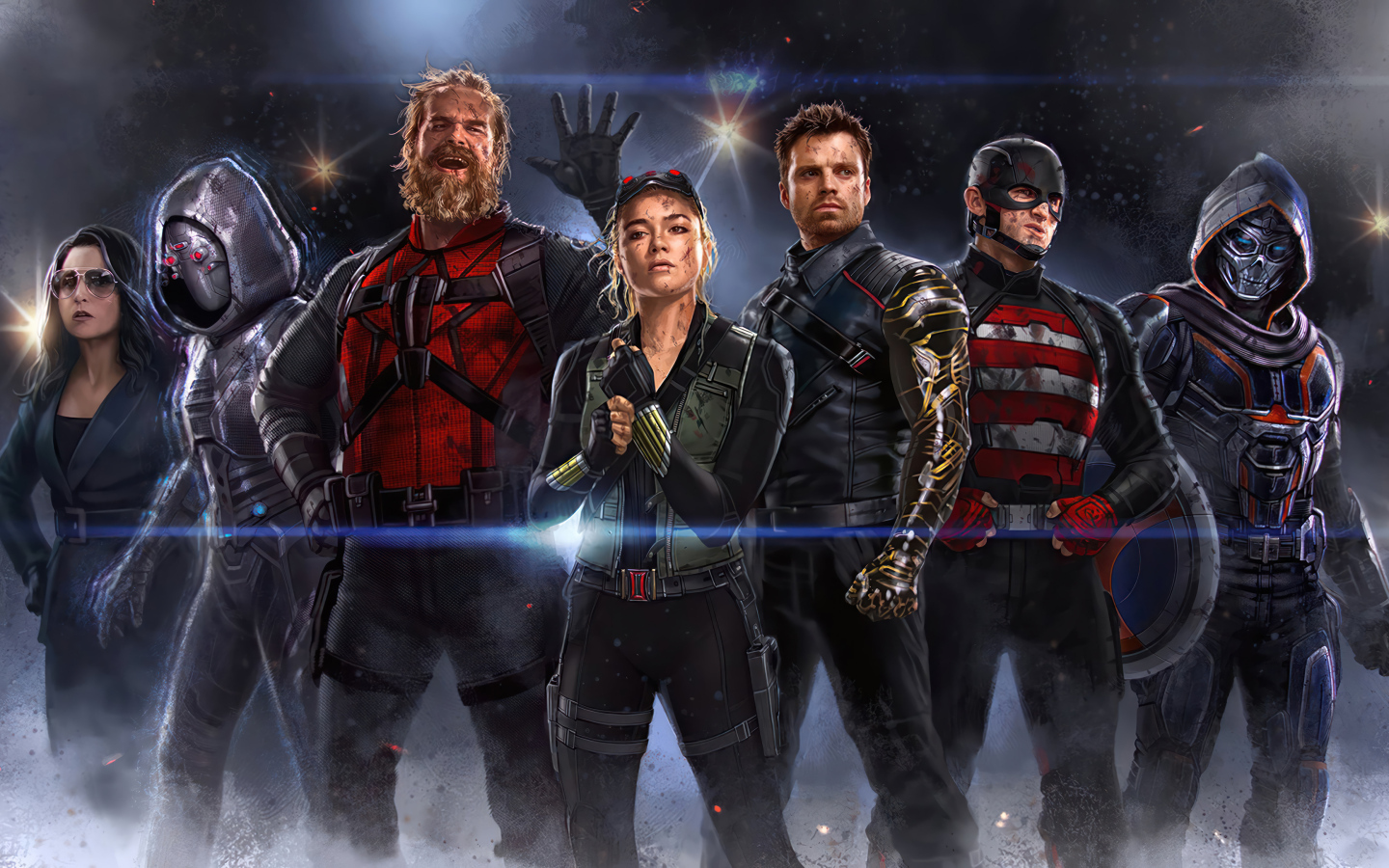 Персонажи нового фильма Громовержцы