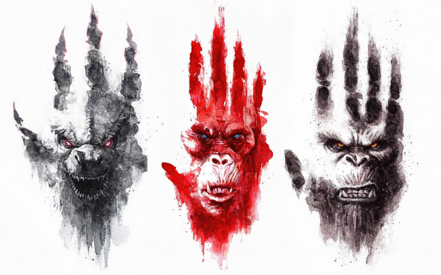 Постер нового фильма Годзилла и Конг: Новая империя, 2024