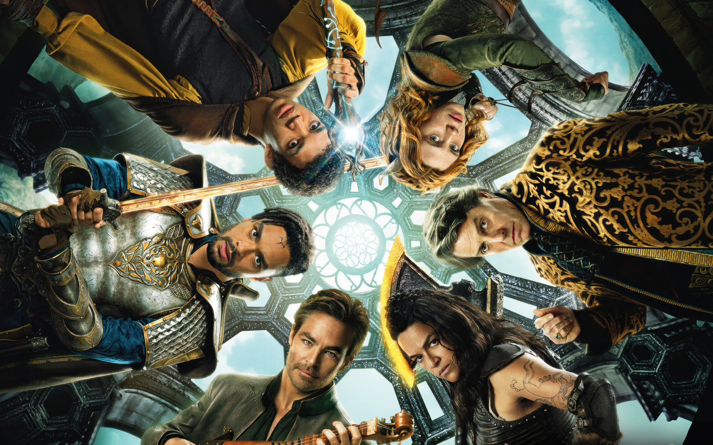 Постер нового фильма Подземелья и драконы: Честь среди воров, 2023