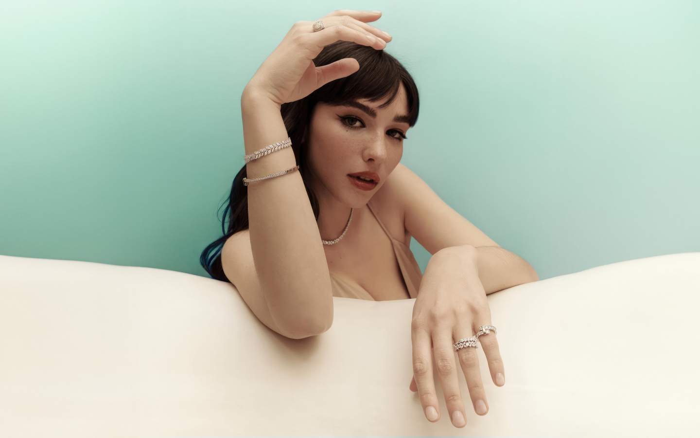 Красивая молодая итальянская актриса Матильда де Анджелис