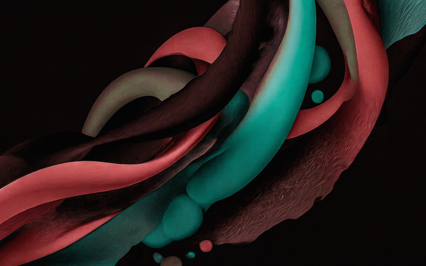 Разноцветные переплетенные абстрактные узоры