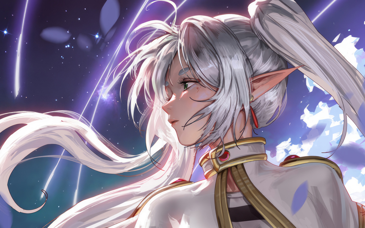 Девушка с хвостами на голове