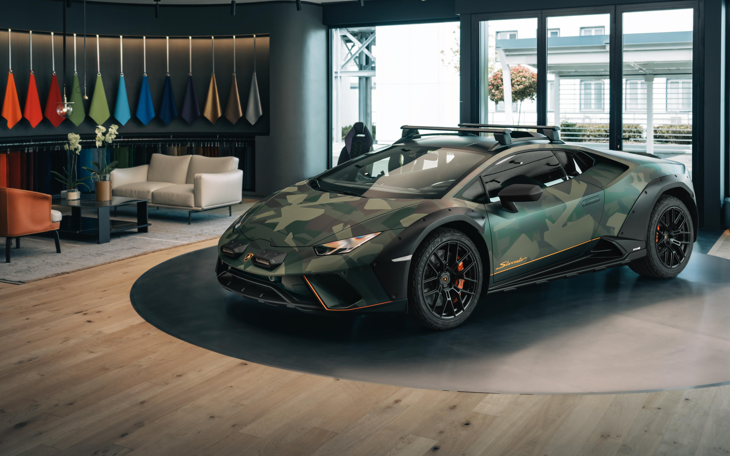 Быстрый автомобиль Lamborghini Huracán Sterrato All-Terrain Ad Personam 2024 года