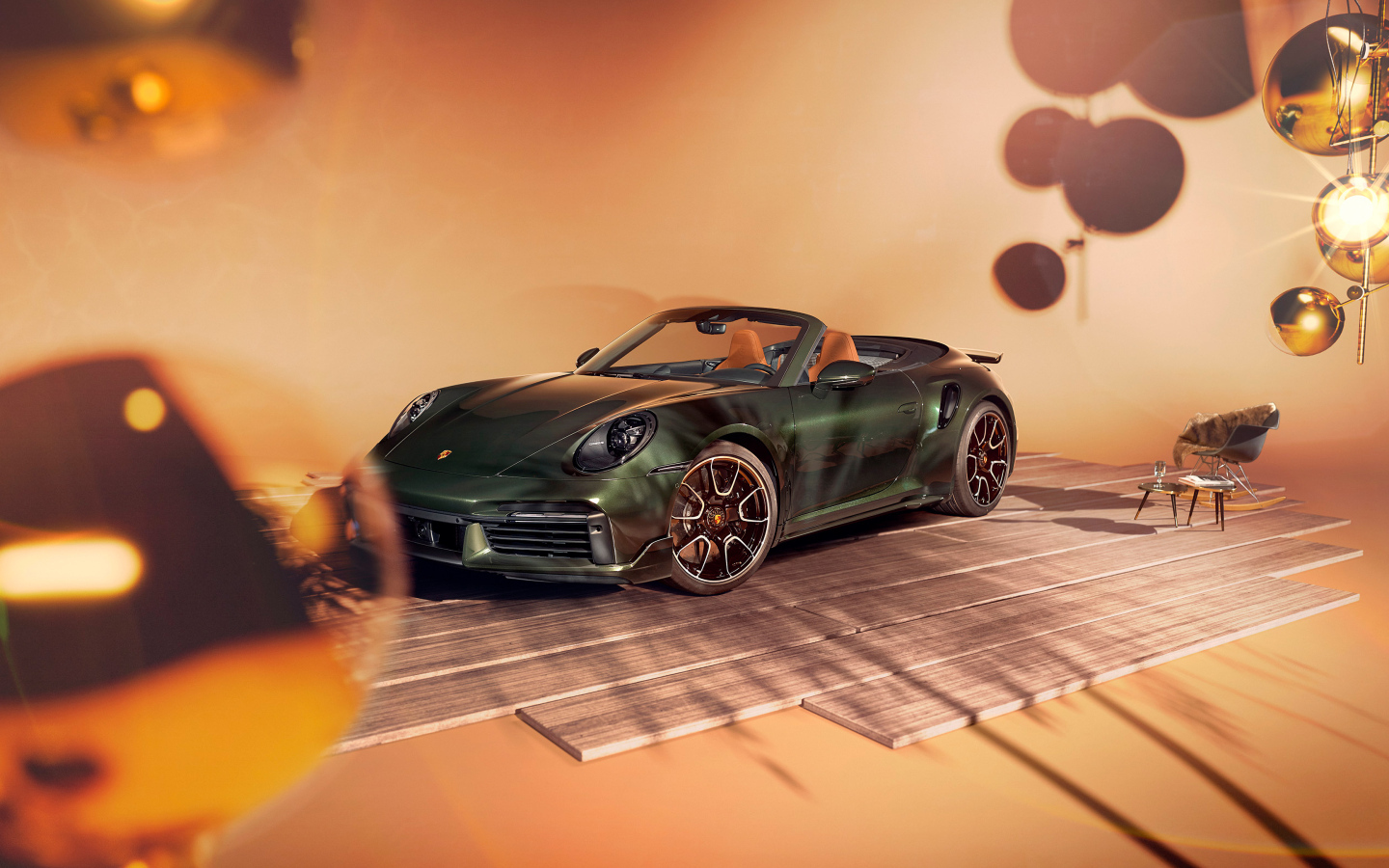 Автомобиль кабриолет Porsche 911 Turbo S