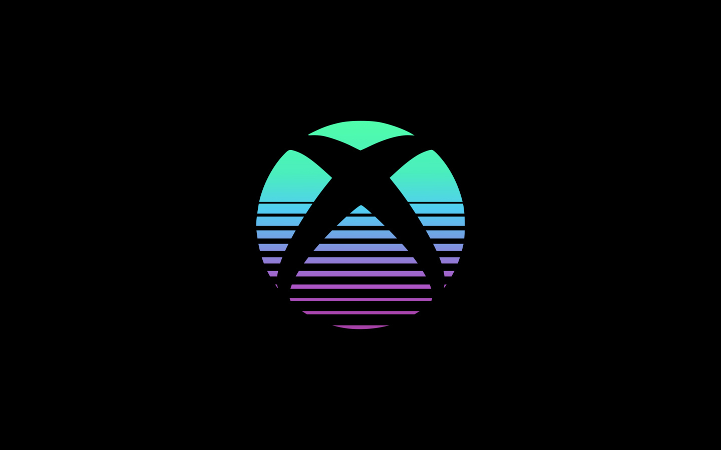 Логотип xbox на черном фоне