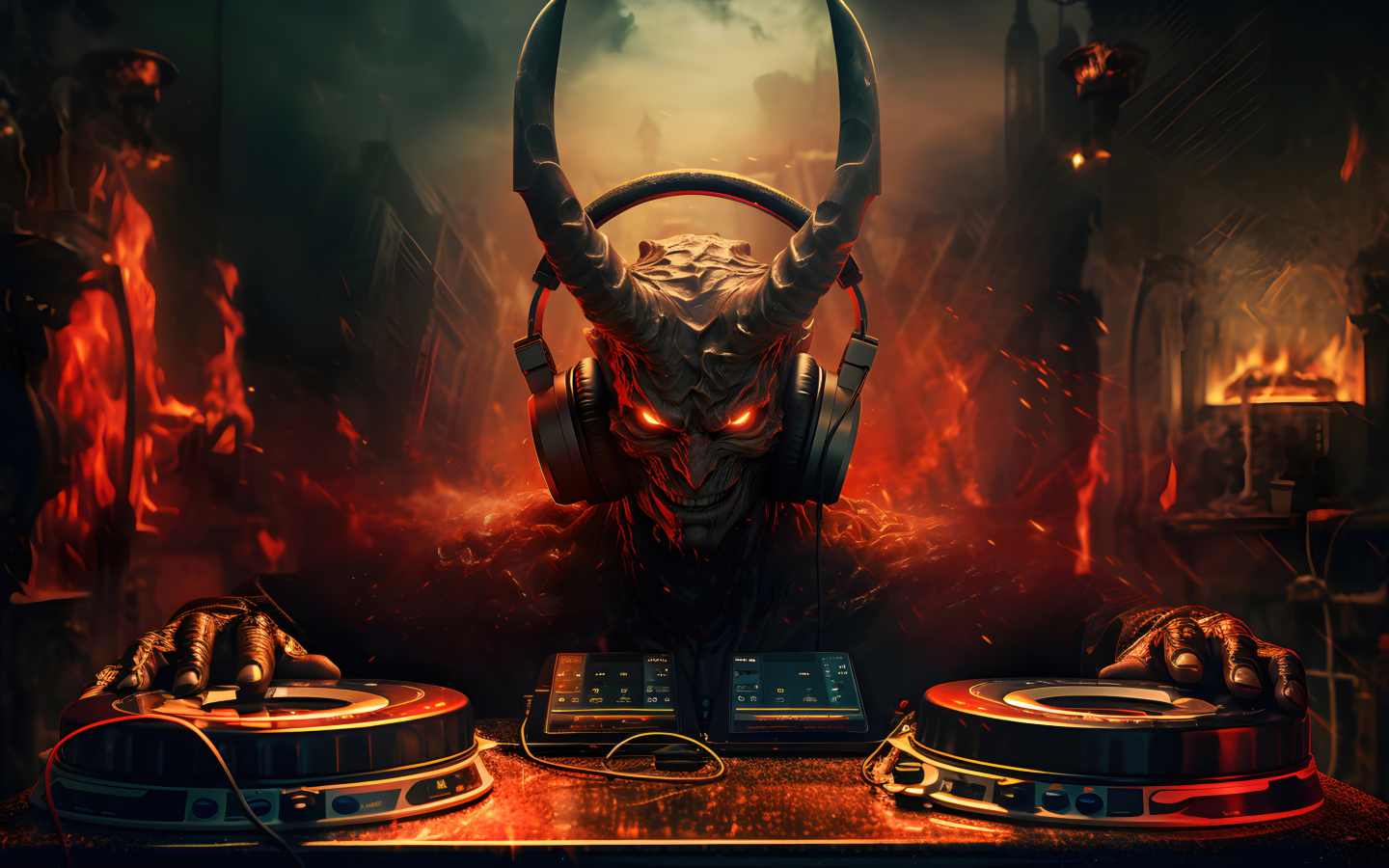 Демон за диджейским пультом