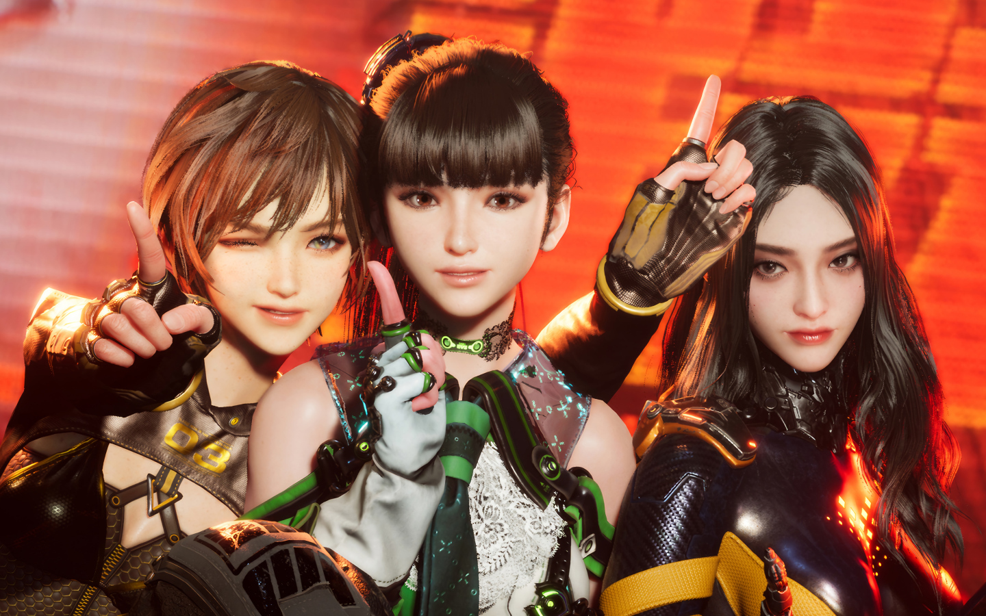 Персонажи компьютерной игры Stellar Blade, 2024