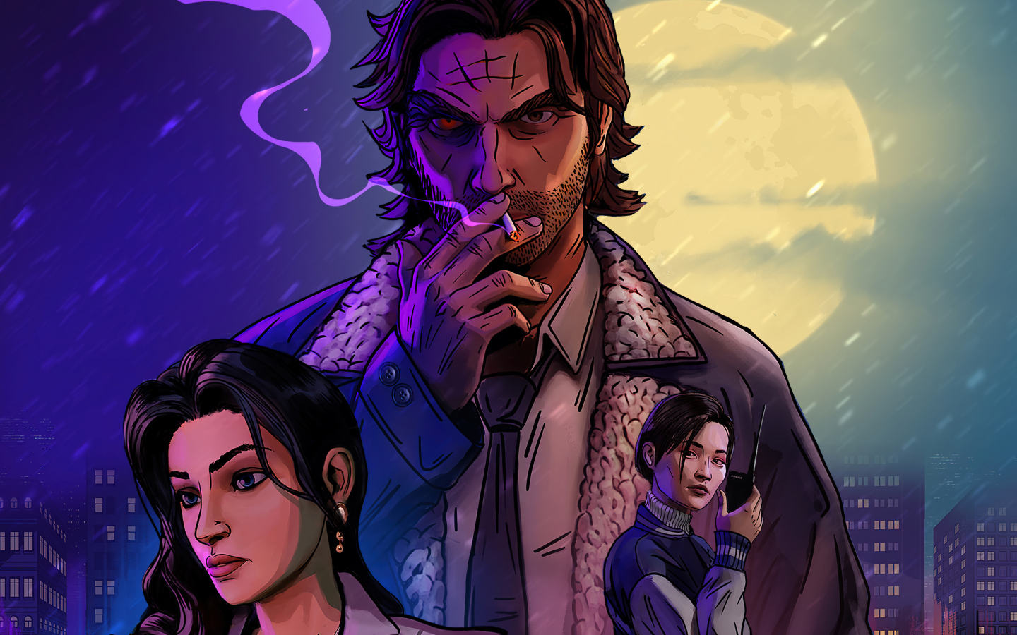Персонажи новой компьютерной игры The Wolf Among Us 2